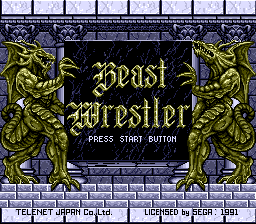 Beast Wrestler screenshot 4 for Sega Genesis